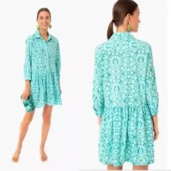 Tuckernuck Mykonos Hayes Dress size XXL Green - Picture 3 of 6